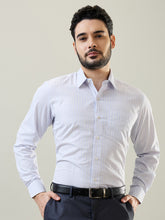 Blue Checkered Regular Fit Formal Shirt